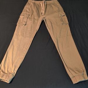 Men's Stretch Cotton Cargo Jogger Pants